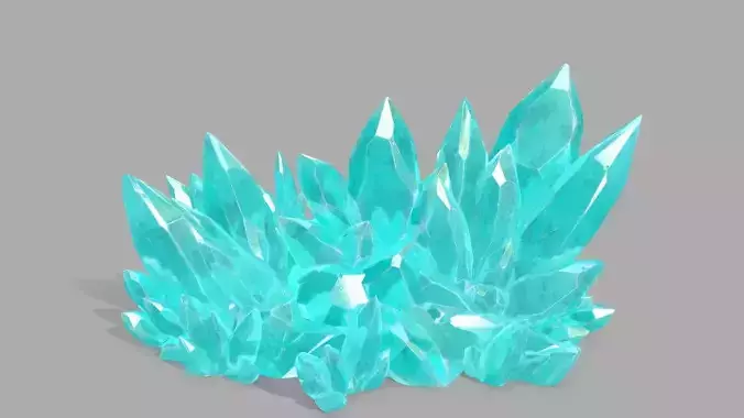 Crystal Set turquoise stone