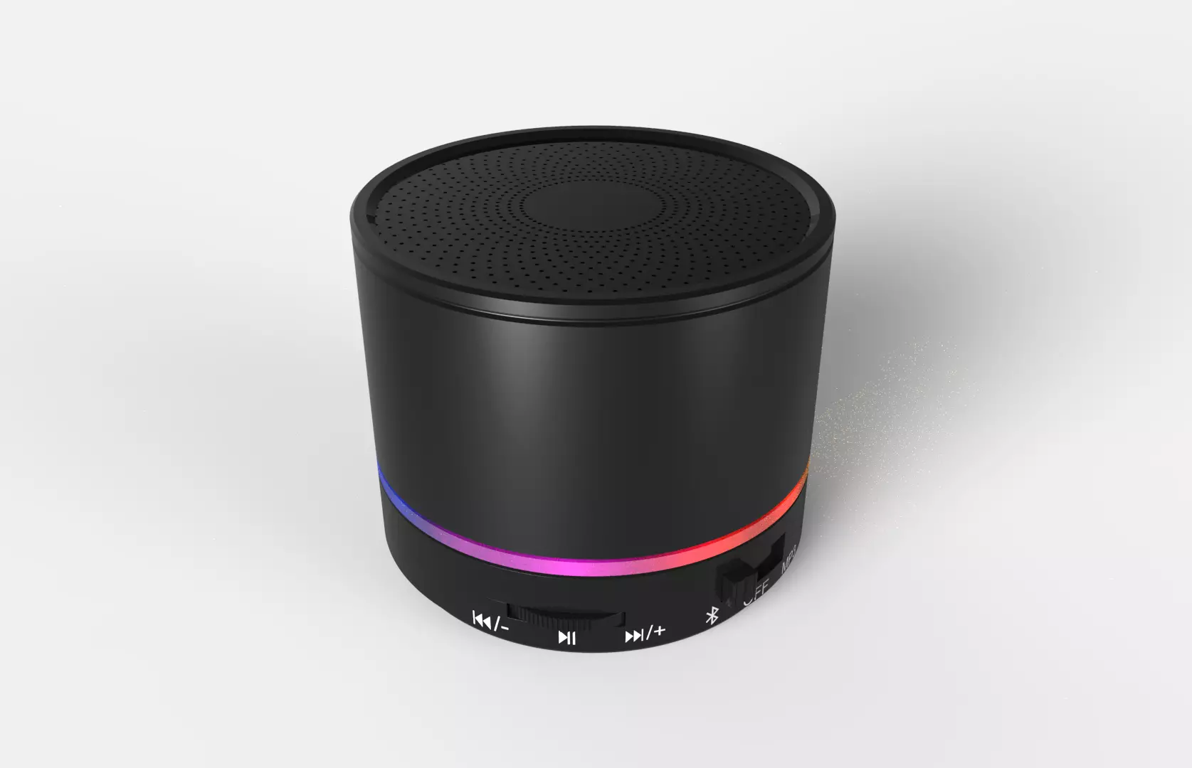 Small Bluetooth Speaker 3D model_0