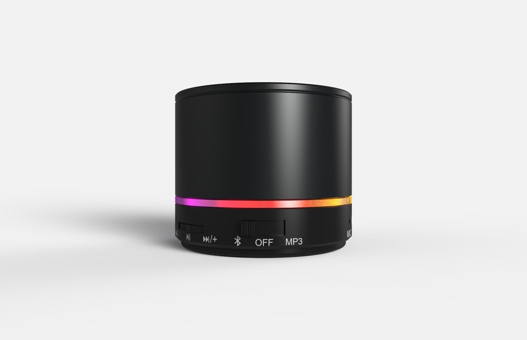 Small Bluetooth Speaker 3D model_1