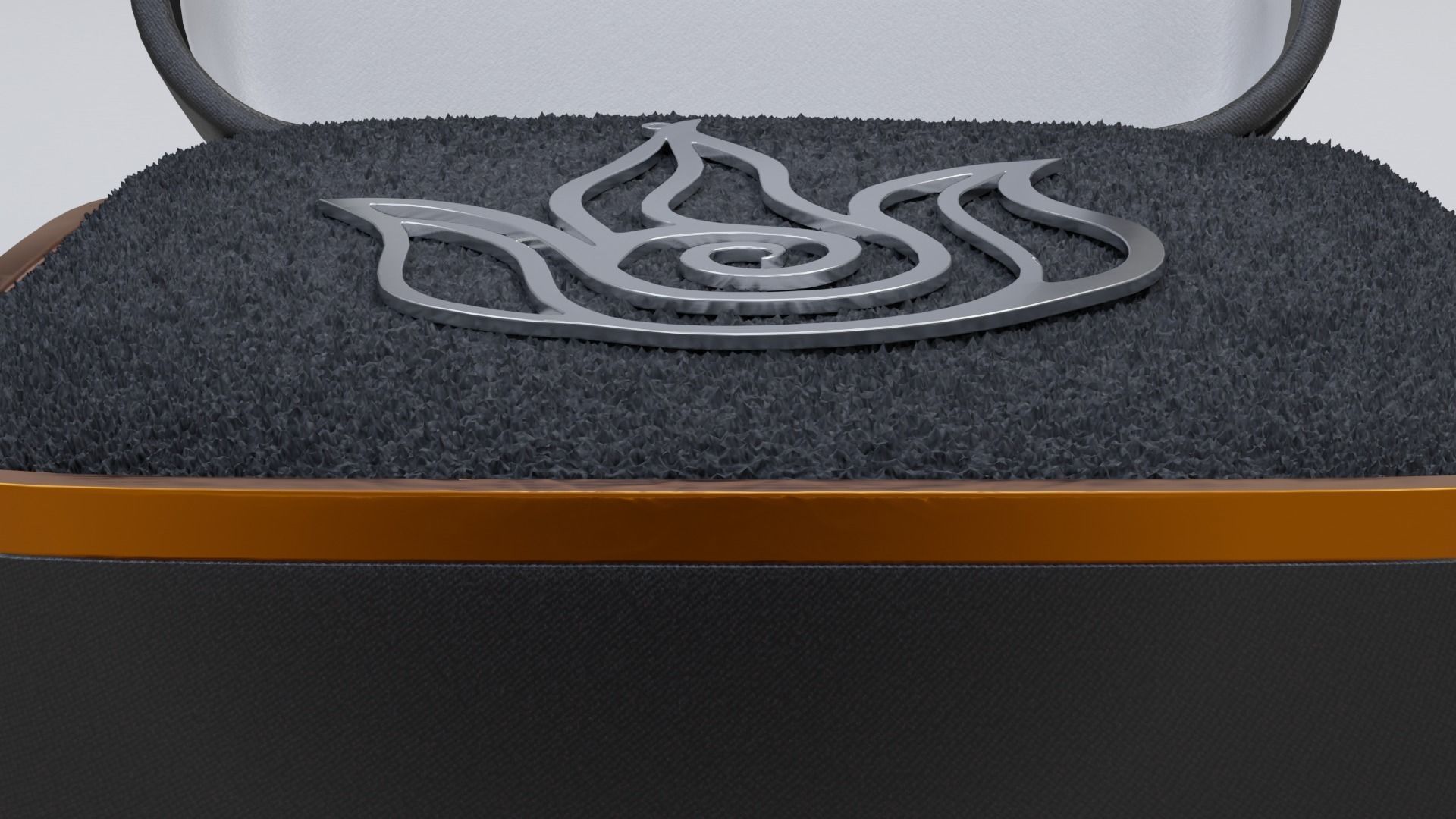 Flame Pendant 3D print model_4