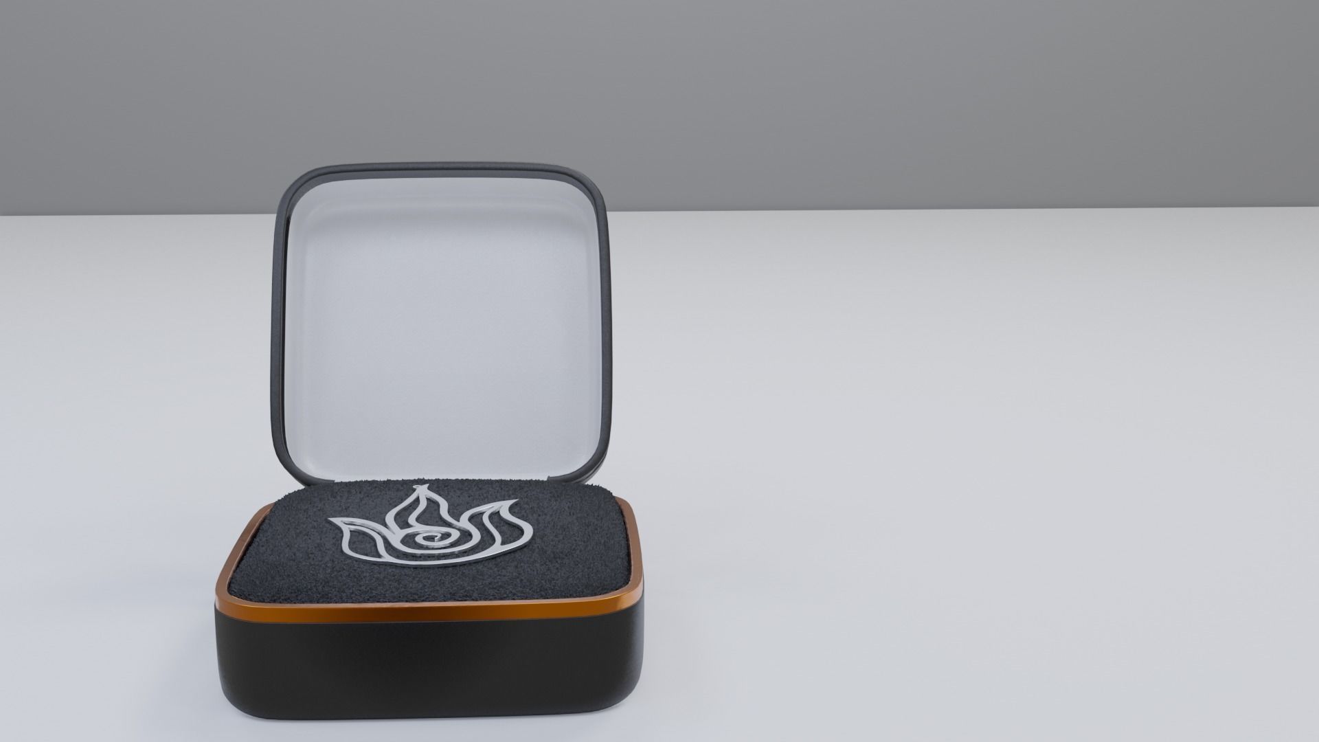 Flame Pendant 3D print model_1