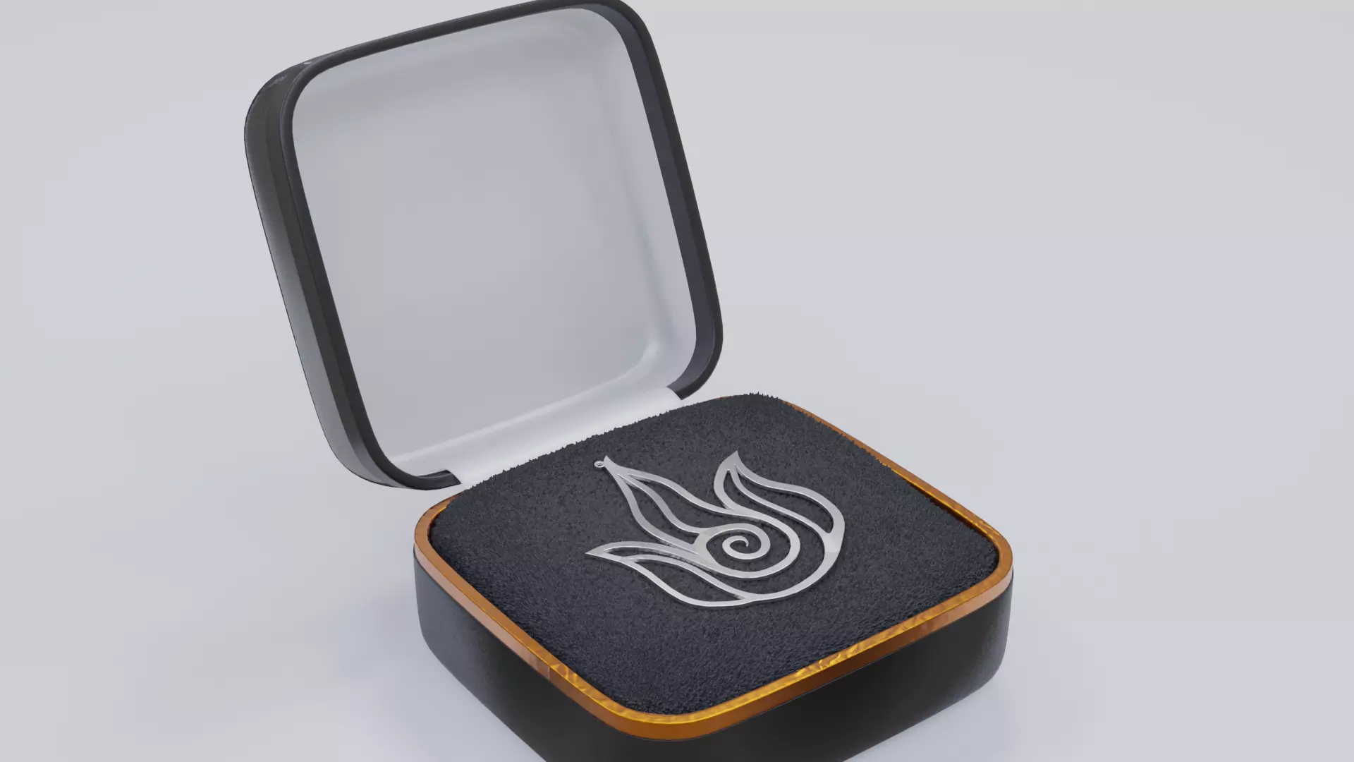 Flame Pendant 3D print model_0