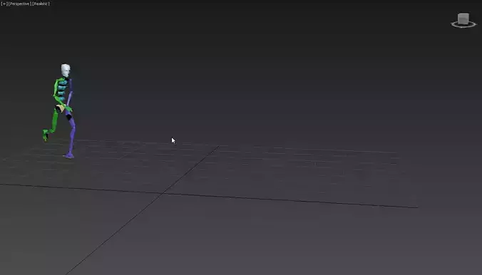 Parkour Front Flip 3D model