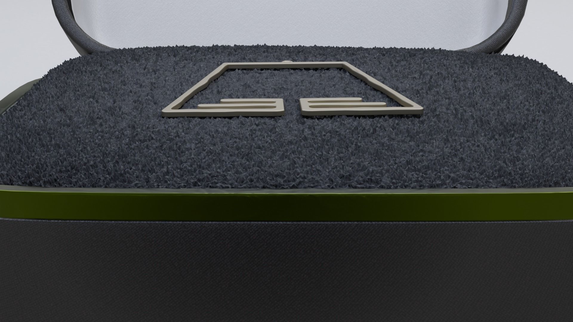 E Pendant earring box with logo 3D print model_4