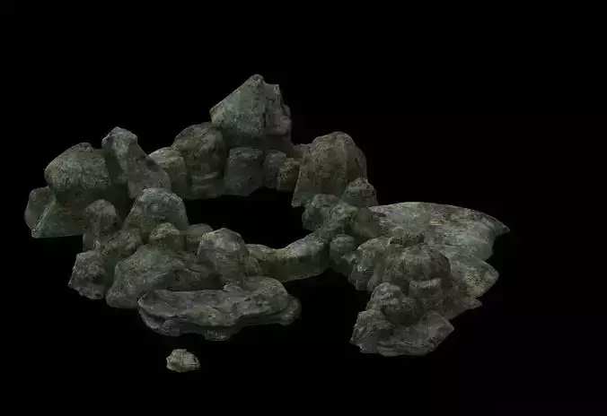 Game model - the size of stone dry grove