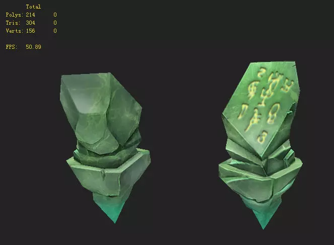 Game Model - Emeralds 3D model_0