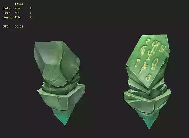 Game Model - Emeralds 3D model