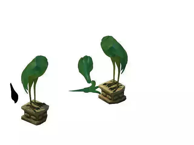 Game Model - Broken Crane Lamp