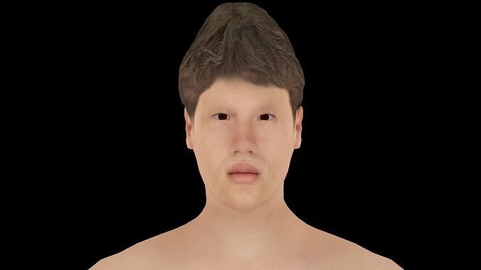 Model 3 nude male 3D model