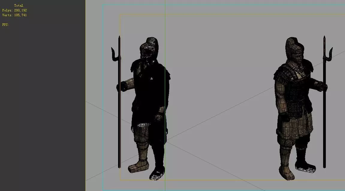 Game Model - Tomb of the Terracotta Warriors 3D model_0