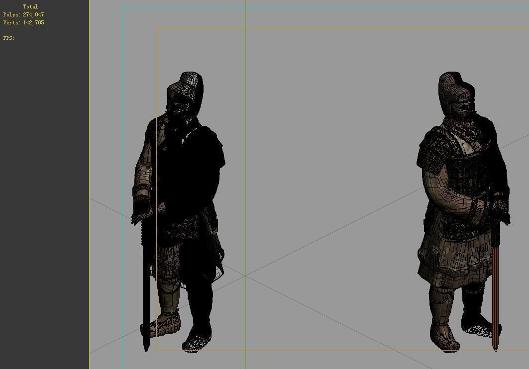 Game Model - Tomb of the Terracotta Warriors 02 3D model_2