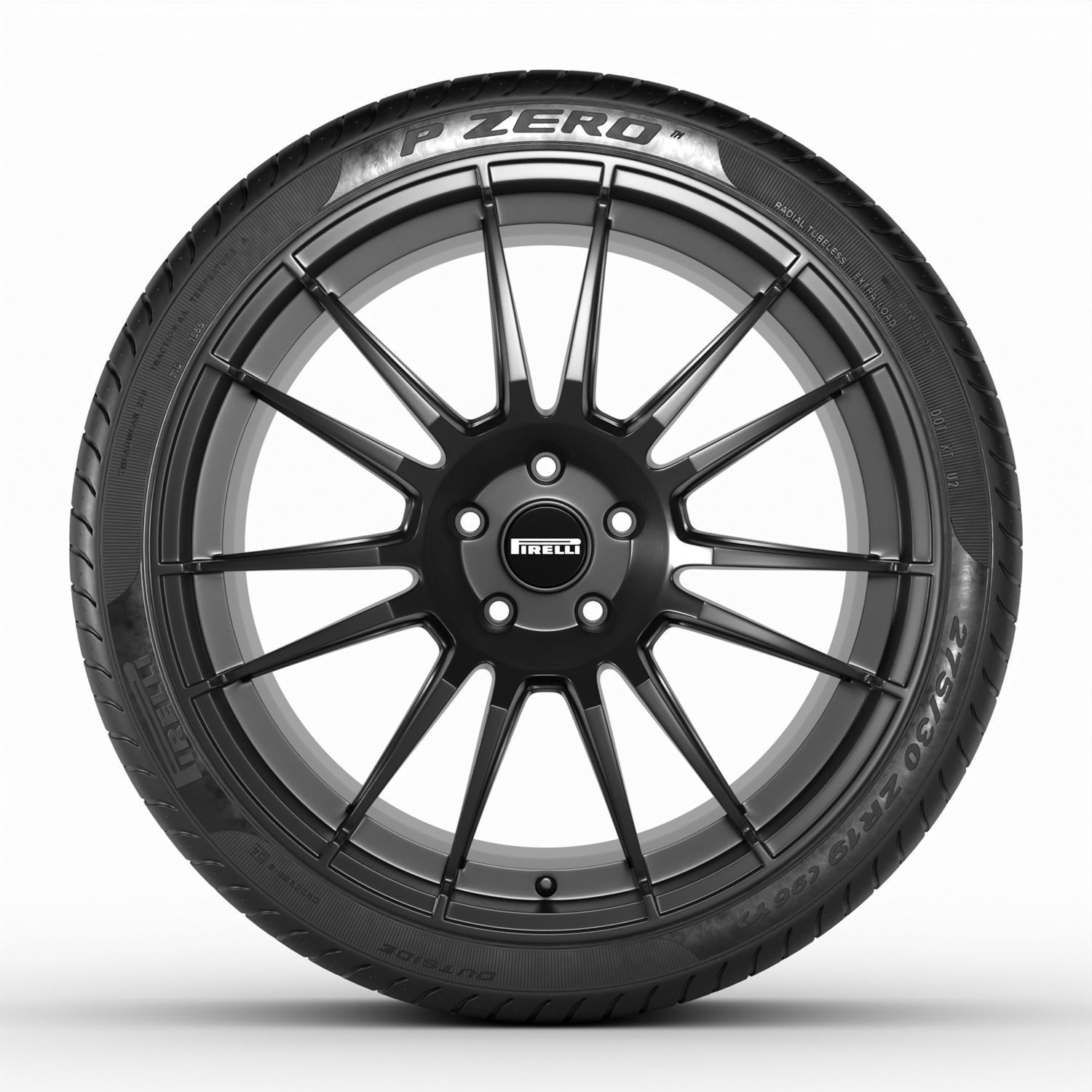 WHEEL PIRELLI P ZERO - 3D PRINT READY 3D model_2