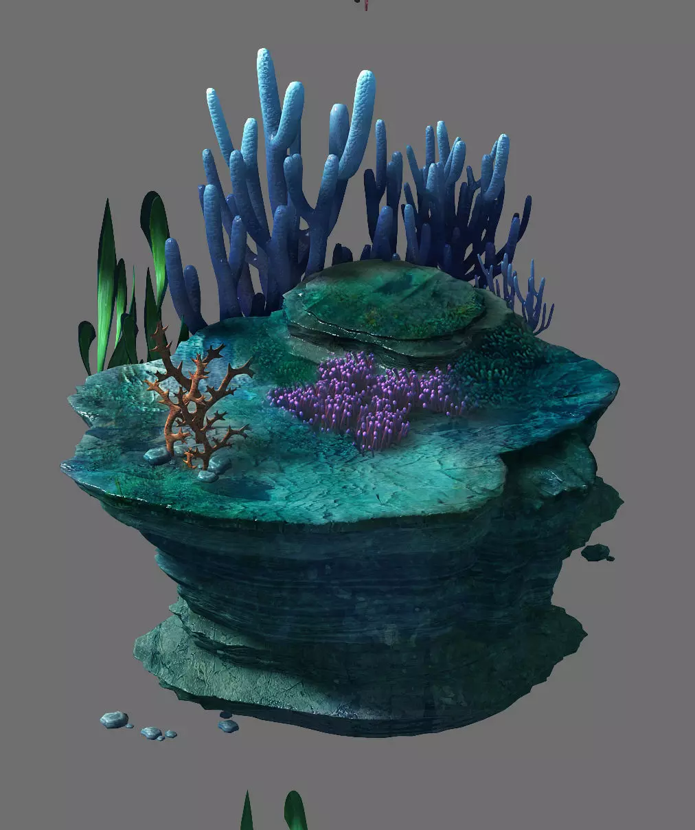 Game Model - Seabed - Seabed Reef 3D model_0