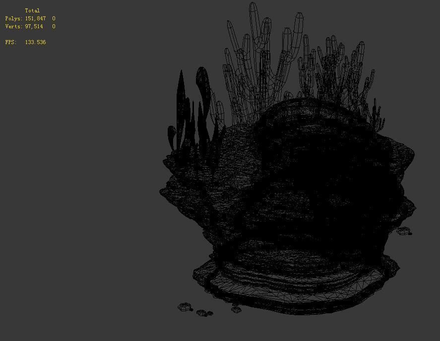 Game Model - Seabed - Seabed Reef 3D model_1