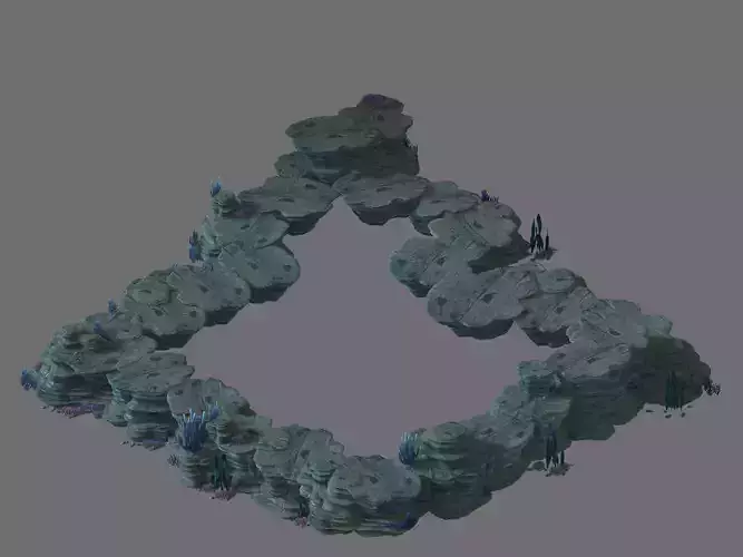 Game Model - Seabed Cliff 1