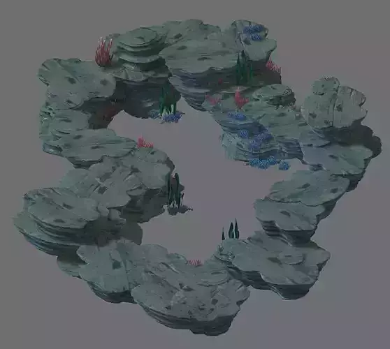 Game Model - Seabed Cliff 2