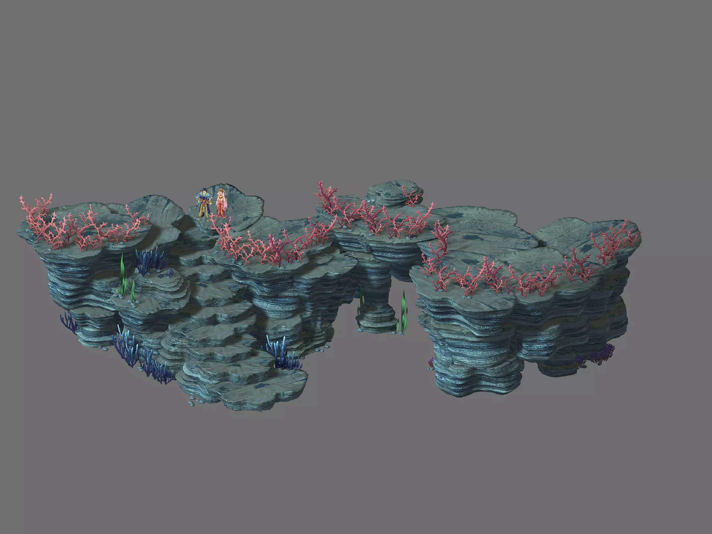 Game Model - Seabed Cliff 3 3D model_0