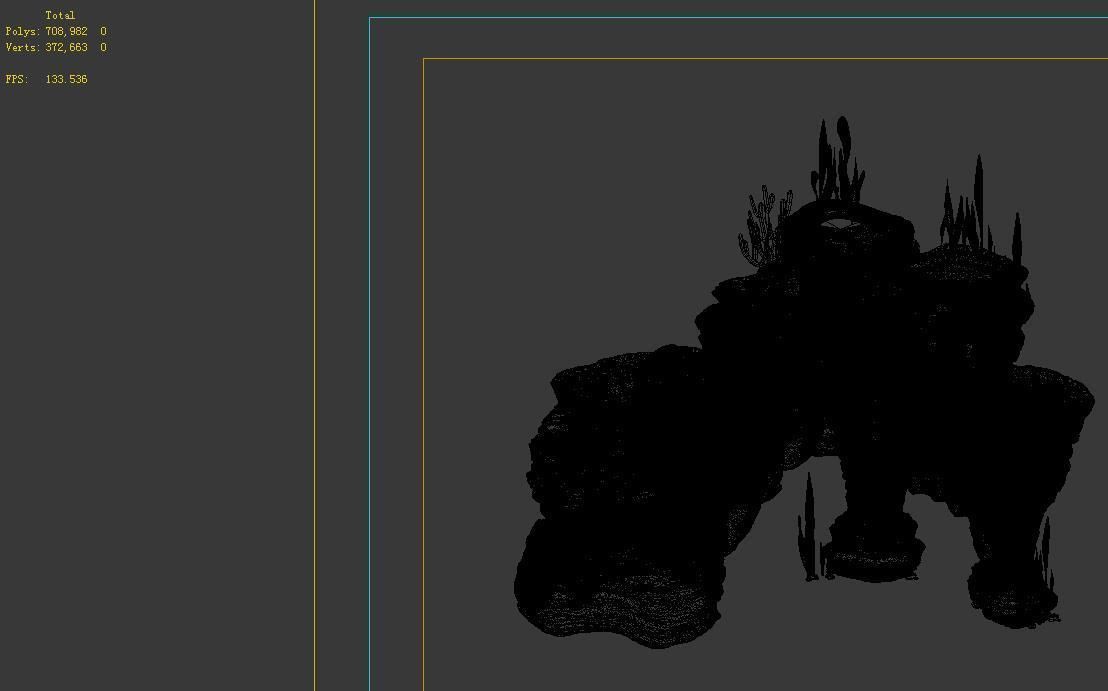 Game Model - Trench Bottom Cave 3D model_1