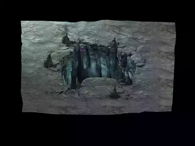 Game Model - Heihe Area Lianqi Cave