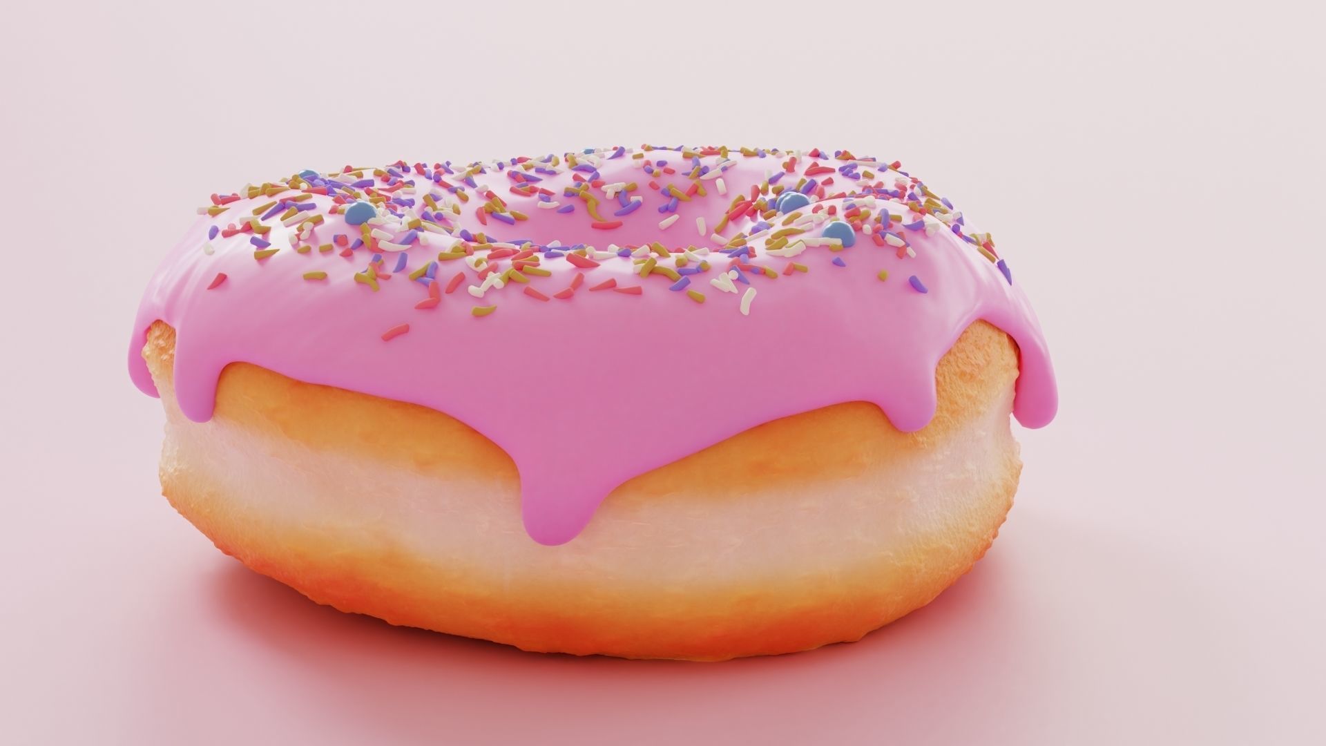 Donut FREE Free 3D model_5