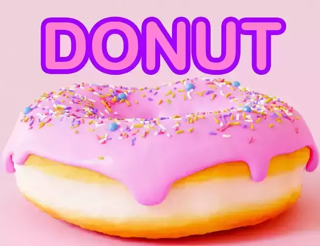Donut FREE Free 3D model