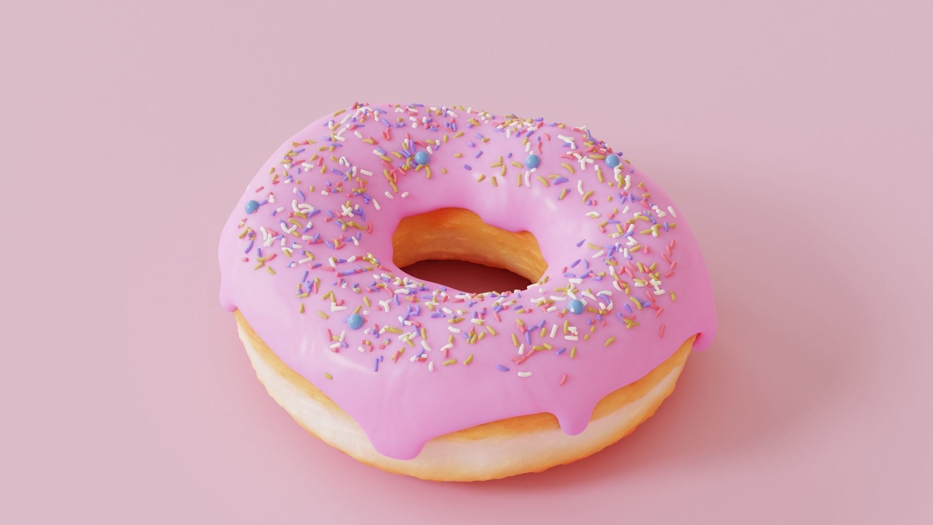 Donut FREE Free 3D model_3