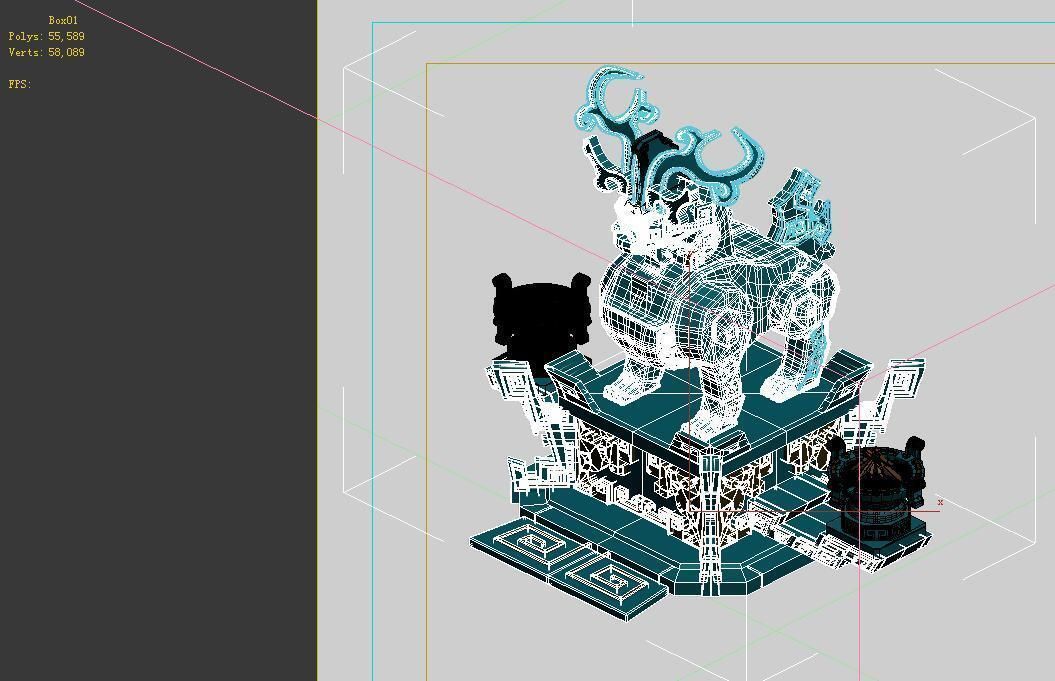 Game Model - Prehistoric Behemoth Colossus 3D model_1