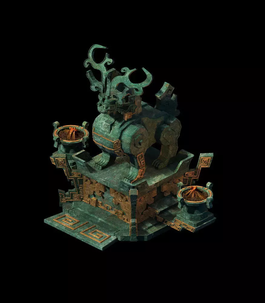 Game Model - Prehistoric Behemoth Colossus 3D model_0