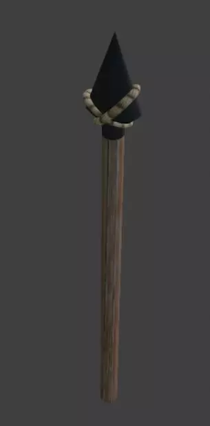 Spear Weapon Free low-poly 3D model