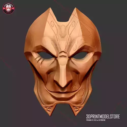 League of Legends Jhin Mask Costume Cosplay LOL Helmet 