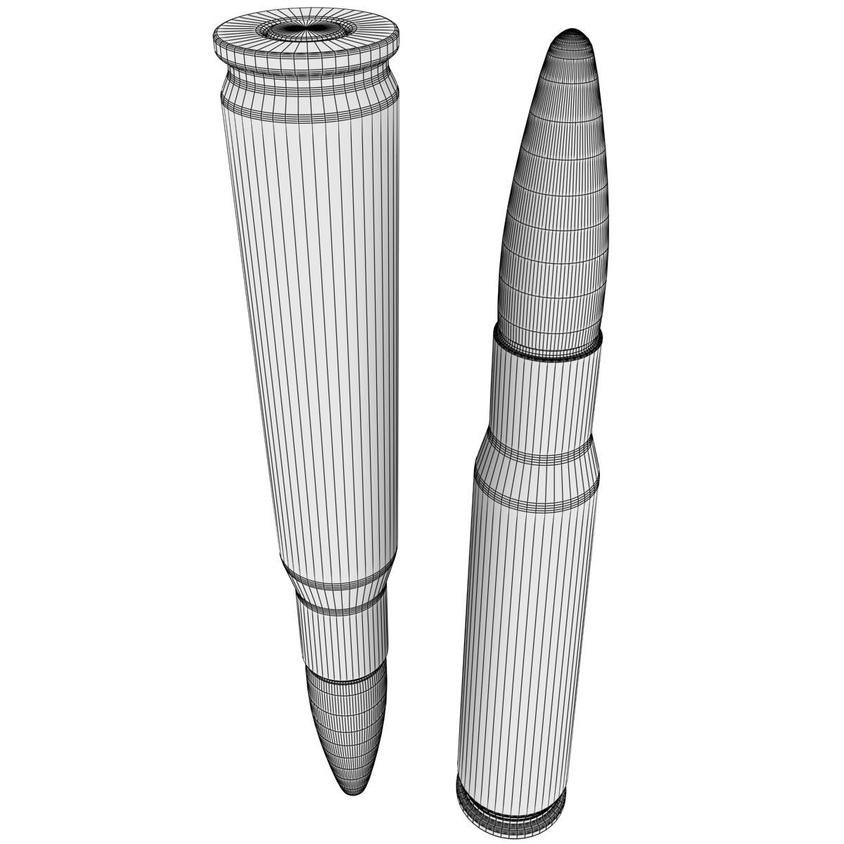 50 BMG Cartridge 3D model_4