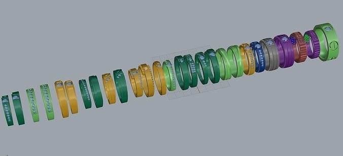  ring jewelry  wedding ring 3D print model