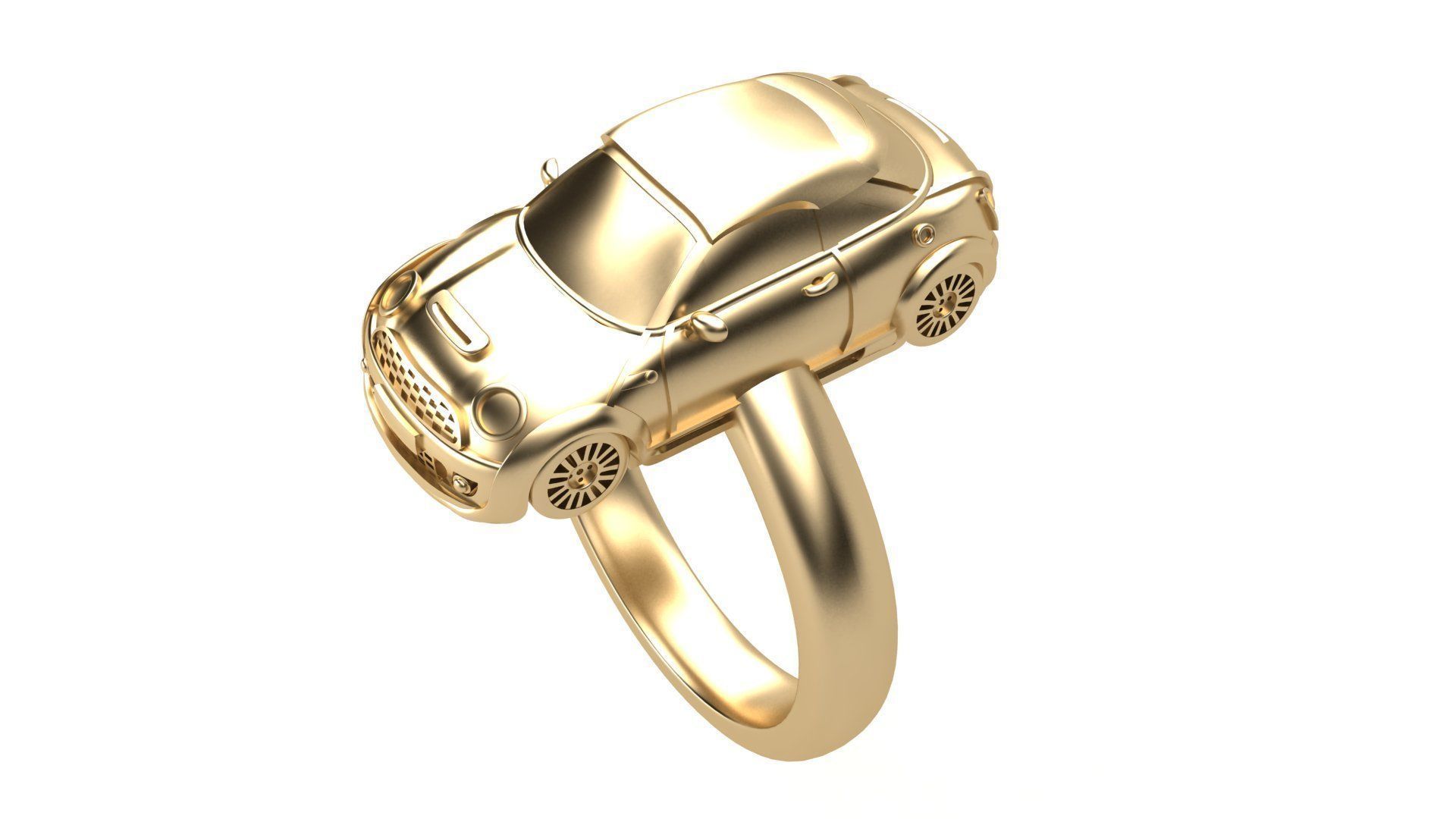 TPR01 Car ring 3D print model 3D print model_1