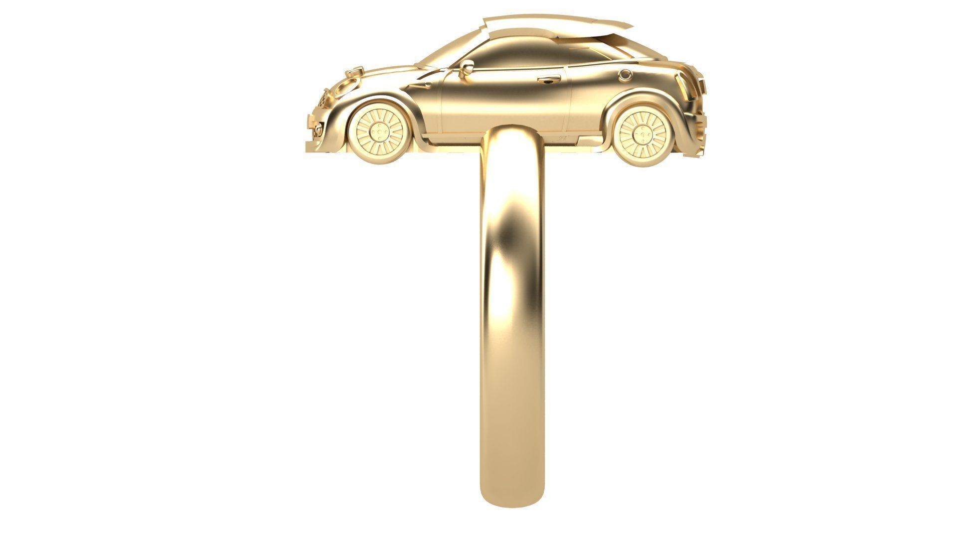 TPR01 Car ring 3D print model 3D print model_2