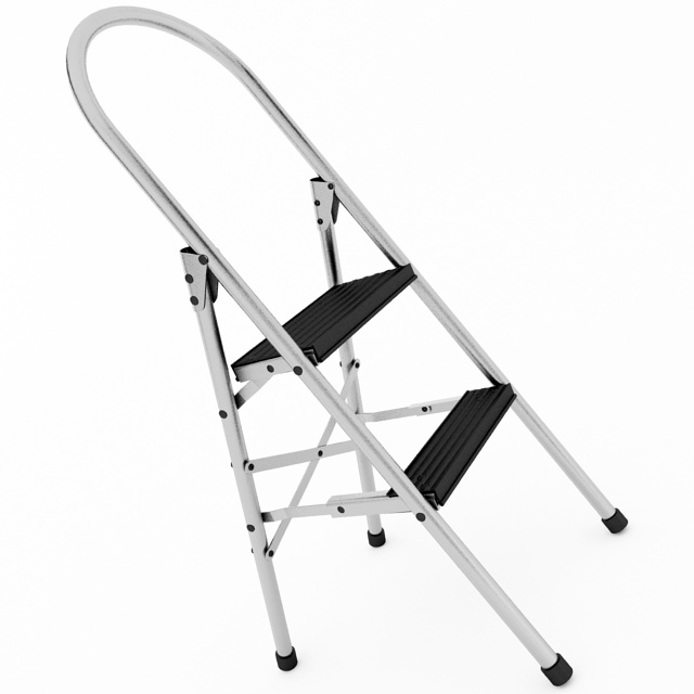 Step Ladder 3D model_1