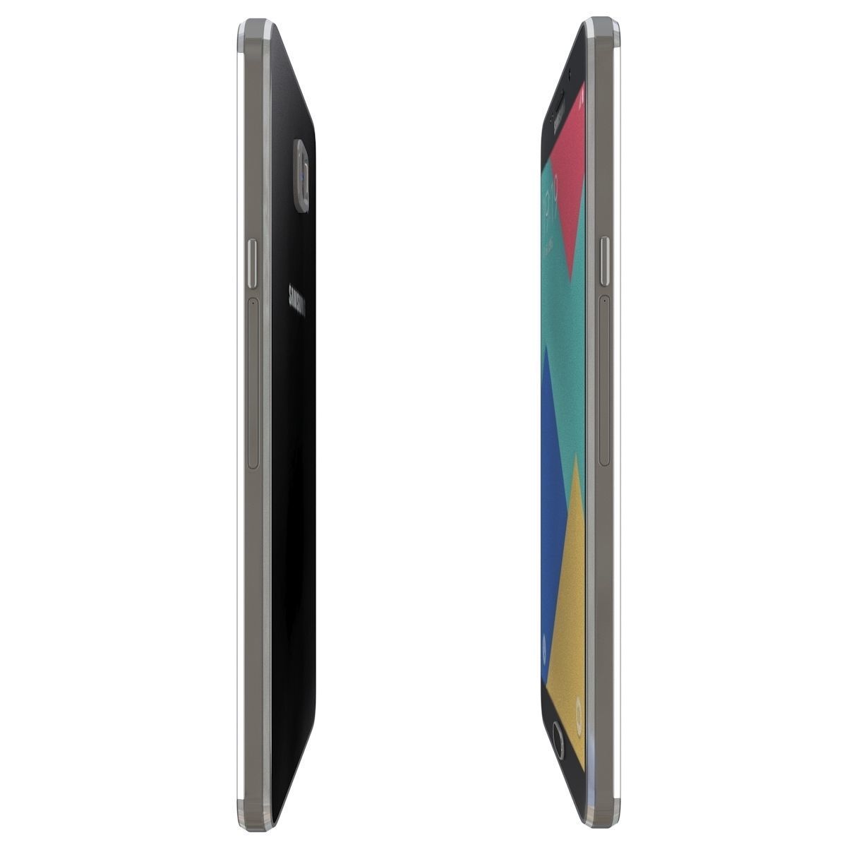 Samsung Galaxy A9 2016 Midnight Black 3D model_5