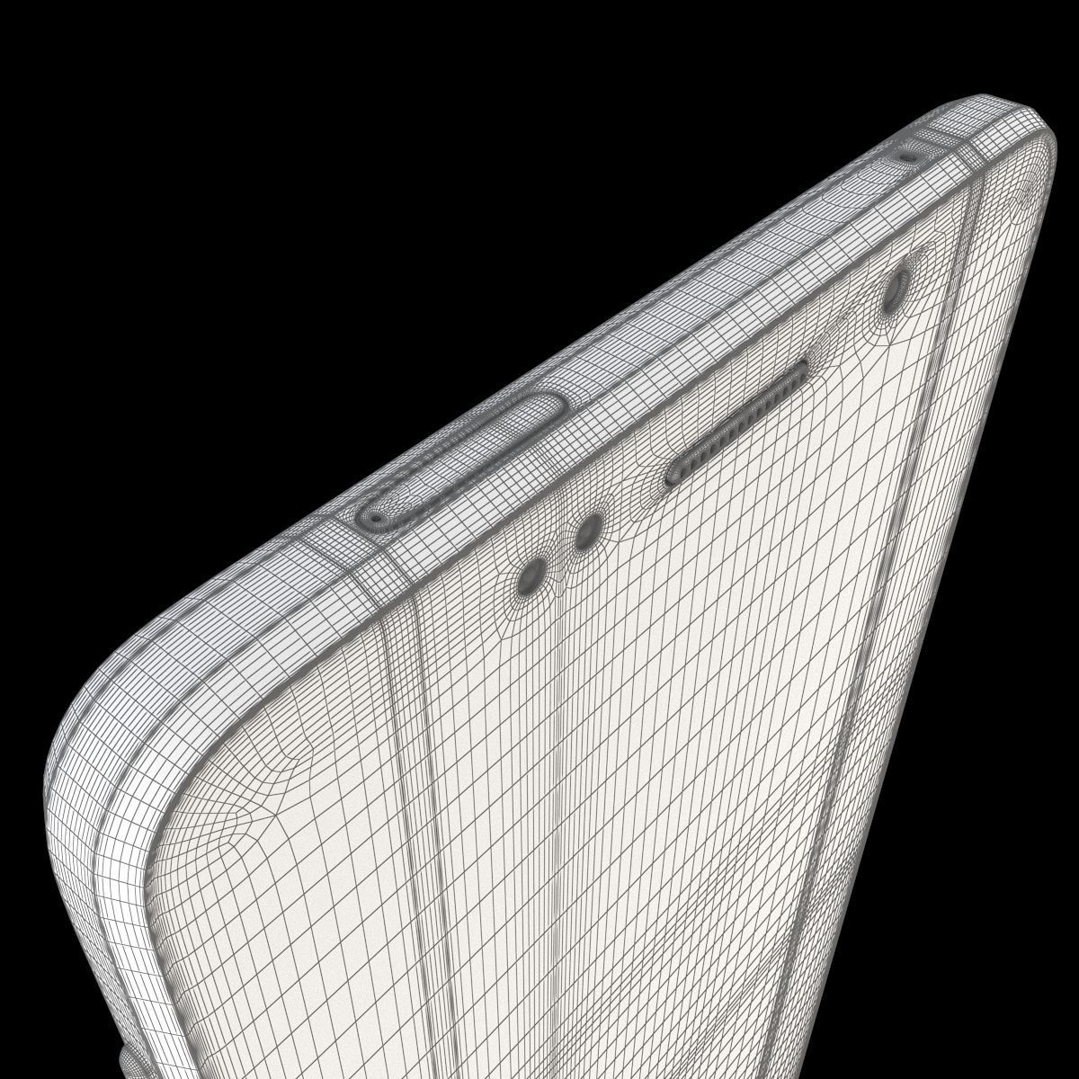 Samsung Galaxy A9 2016 Pearl White 3D model_15