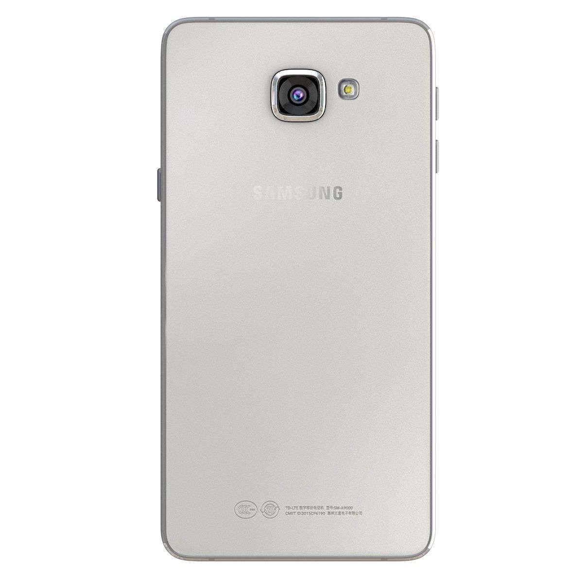 Samsung Galaxy A9 2016 Pearl White 3D model_4