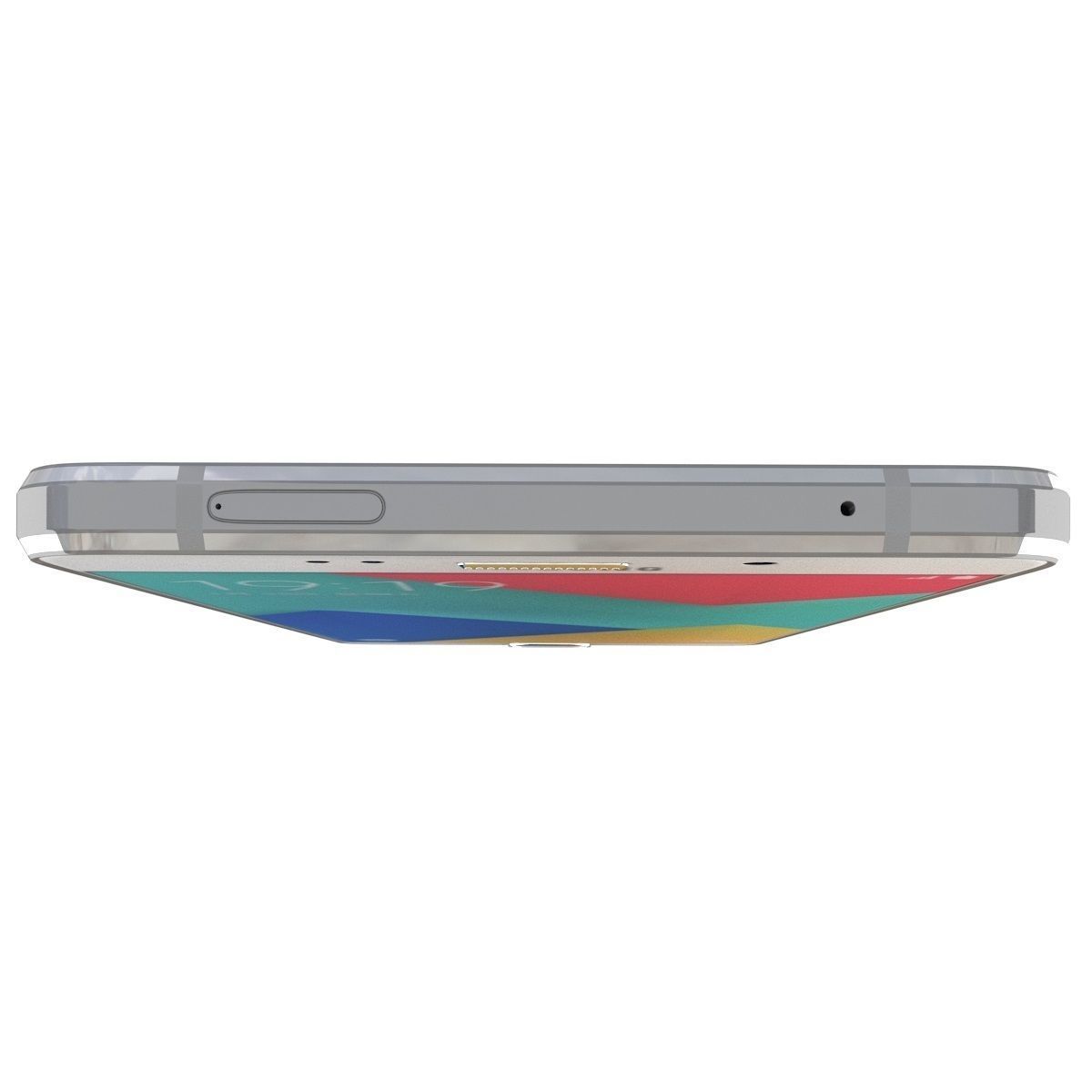 Samsung Galaxy A9 2016 Pearl White 3D model_9