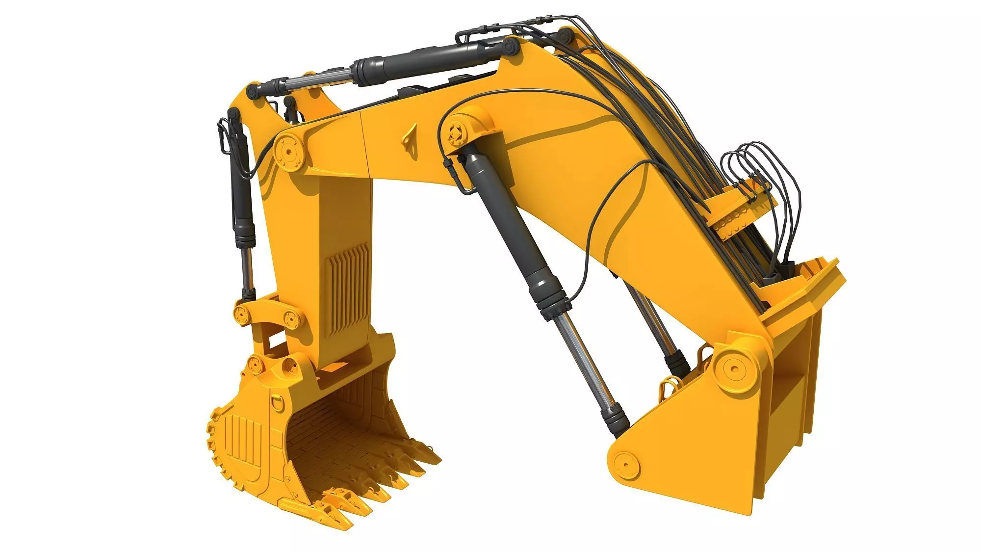 Excavator Bucket Backhoe 3D model_0