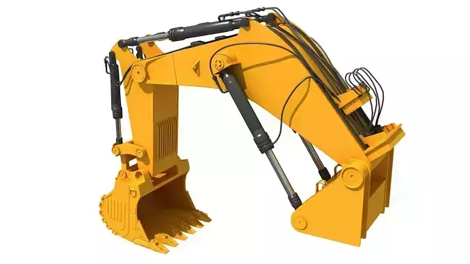 Excavator Bucket Backhoe 3D model