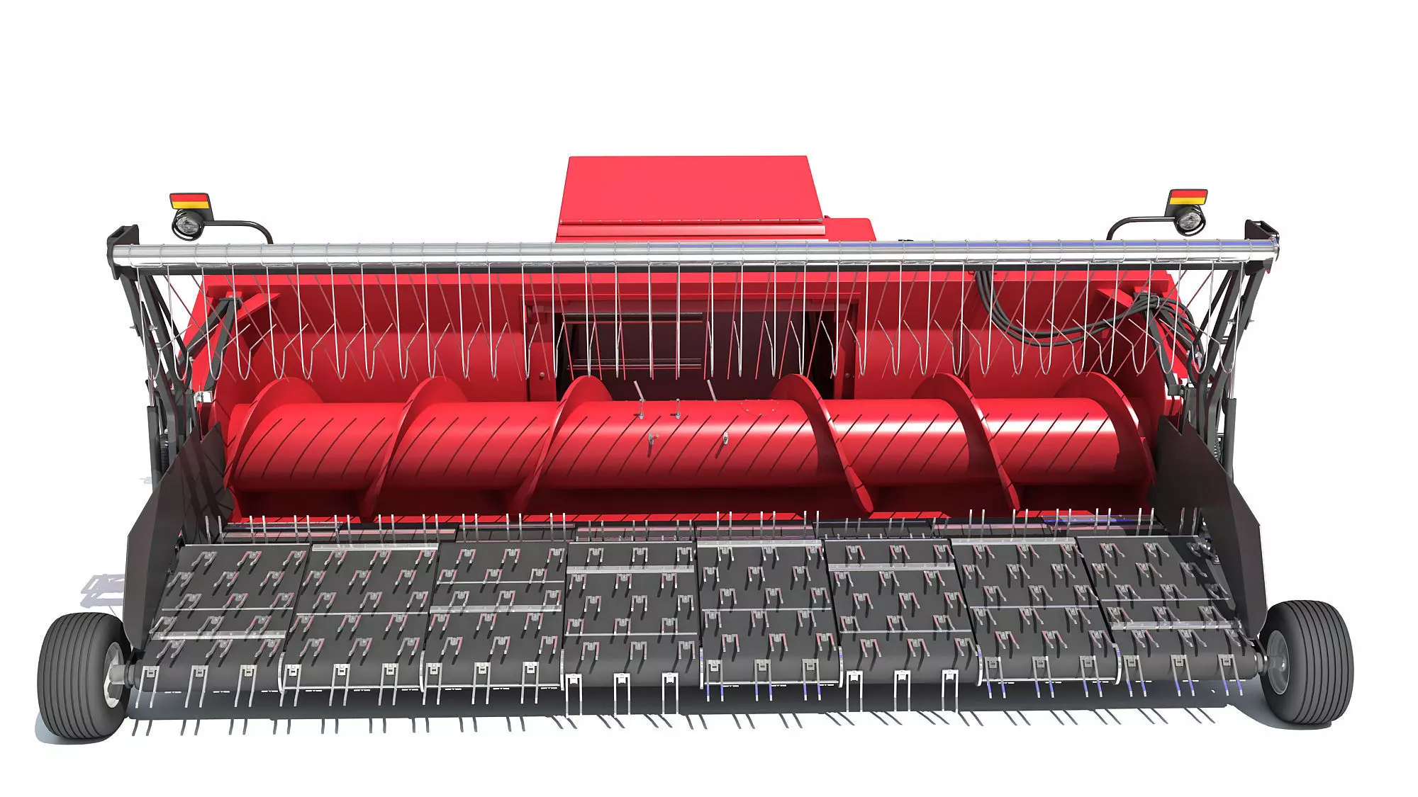 Combine Threshing Header 3D model_0