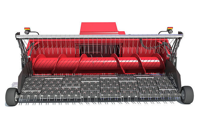 Combine Threshing Header 3D model