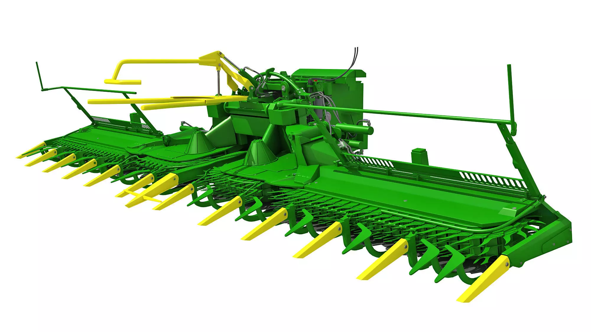 Harvester Threshing Header 3D model_0