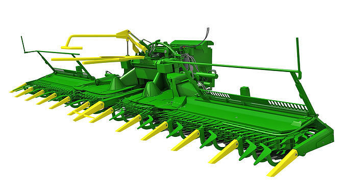 Harvester Threshing Header 3D model