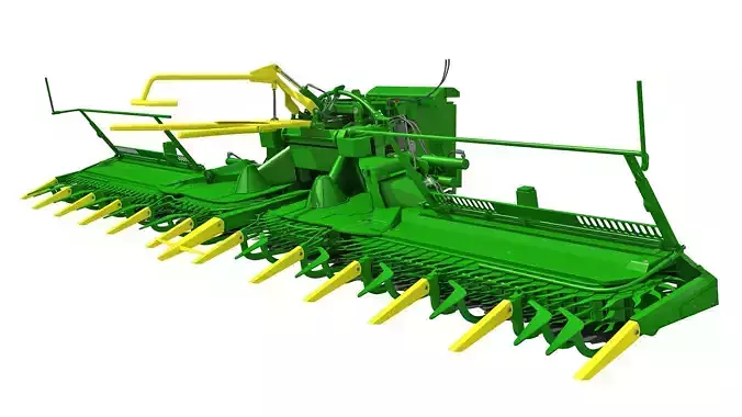 Harvester Threshing Header 3D model