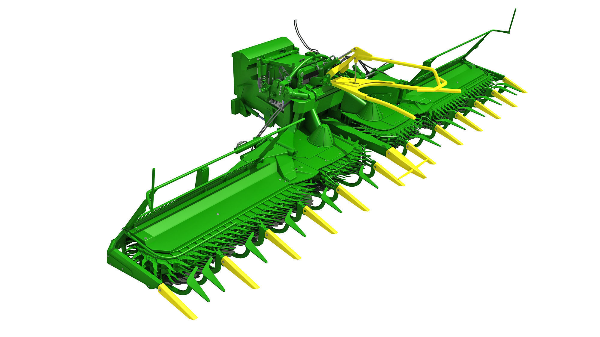 Harvester Threshing Header 3D model_5