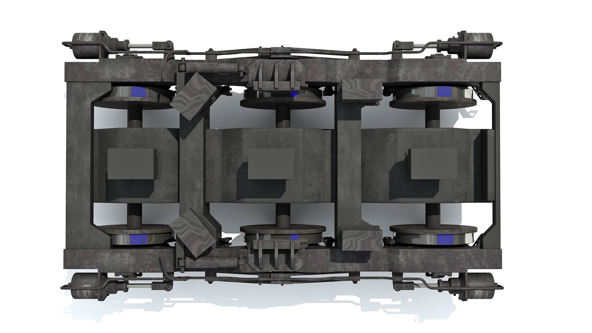 Train Wheels 3D model_9