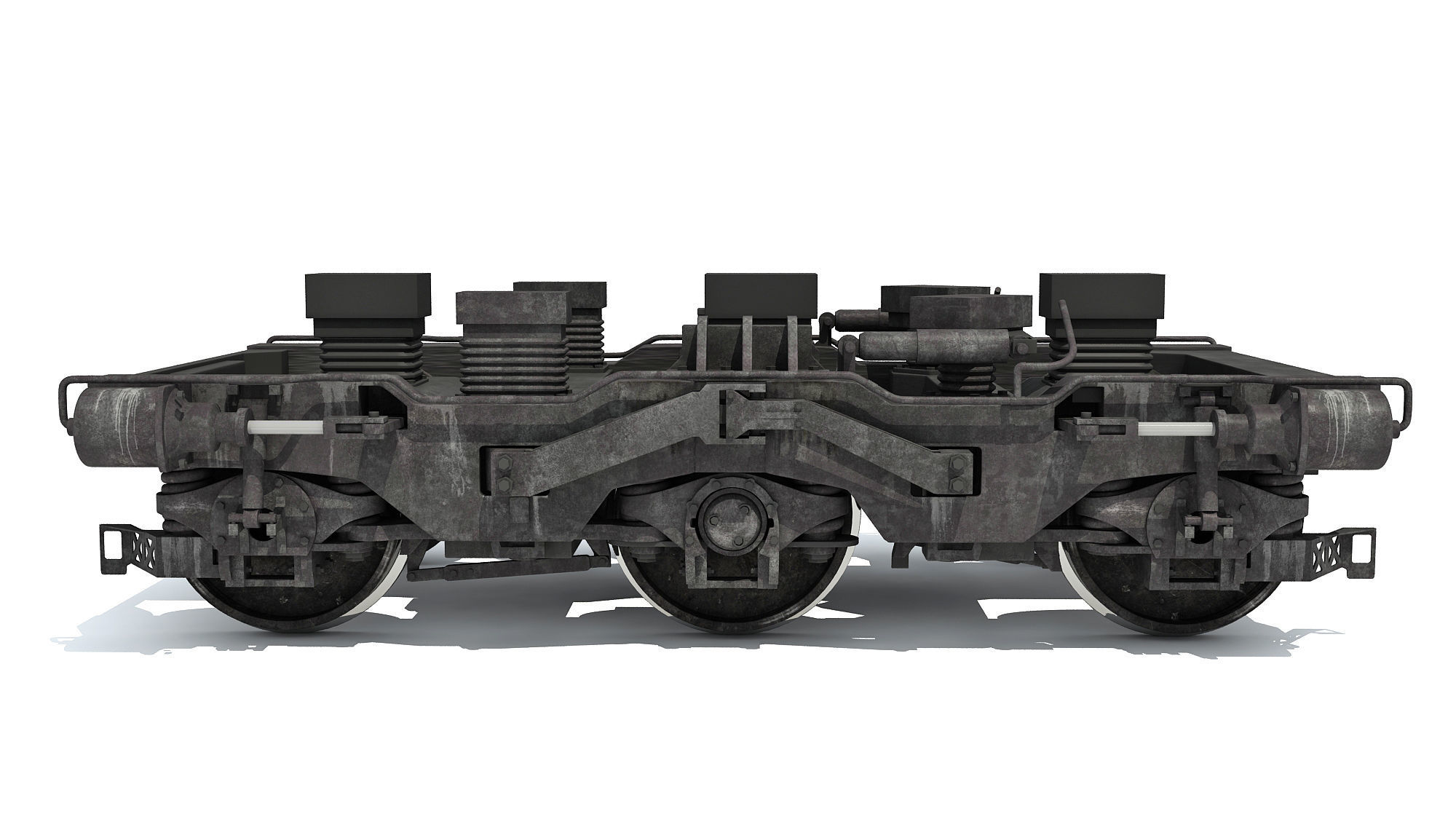 Train Wheels 3D model_6