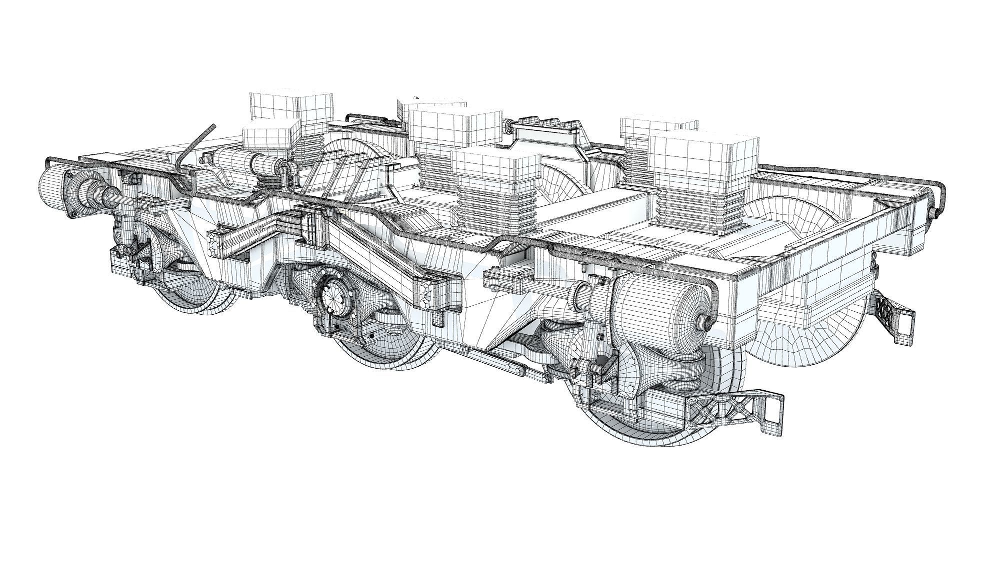 Train Wheels 3D model_12